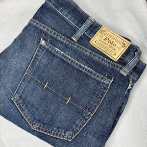 Polo Ralph Lauren Authentic Dungarees Selvedge Denim Jeans Mens 38x32 Hampton St